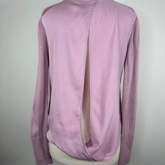 Lululemon Still At Ease Cashmere Blend Pullover Sweater Lilac Antoinette Size M? - Picture 9 of 12